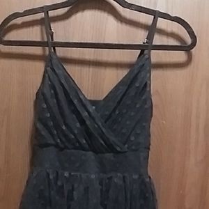 Abercrombie & Fitch chiffon polka dot mini dress